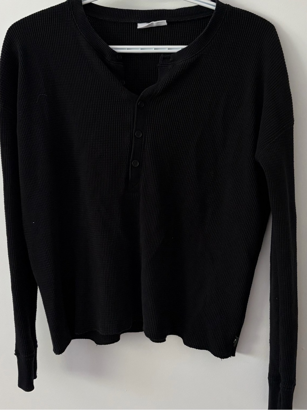 TNA Cropped Longsleeve Henley